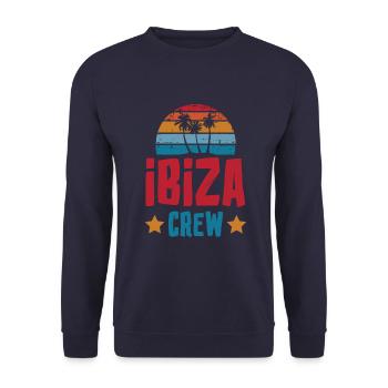 Ibiza Crew - Unisex Pullover - Navy - Vorne - Alina (178cm) & Michal (187cm)