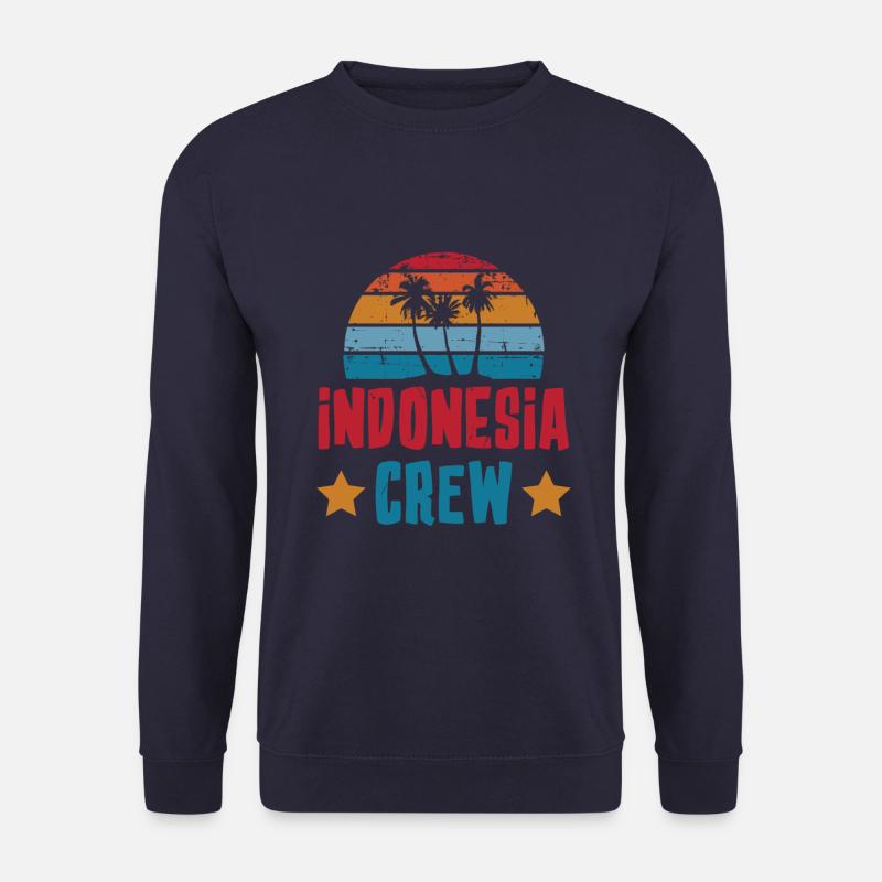 Indonesia Crew - Unisex Pullover - Navy