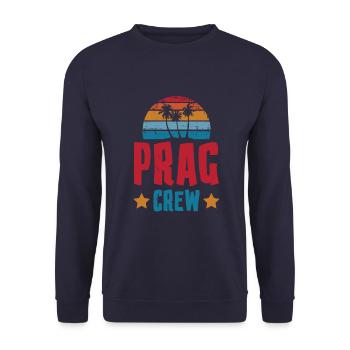 Prague Équipage - Sweat-shirt Unisexe - marine - Devant - Alina (178cm) & Michal (187cm)