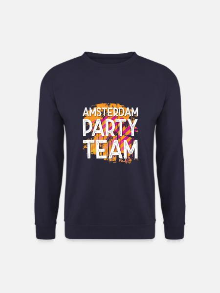 Amsterdam Party Team - Unisex Pullover - Navy