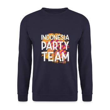 Équipe du parti indonésien - Sweat-shirt Unisexe - marine - Devant - Alina (178cm) & Michal (187cm)