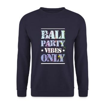 Bali Party Vibes - Unisex Sweatshirt - navy - Front - Alina (178cm) & Michal (187cm)