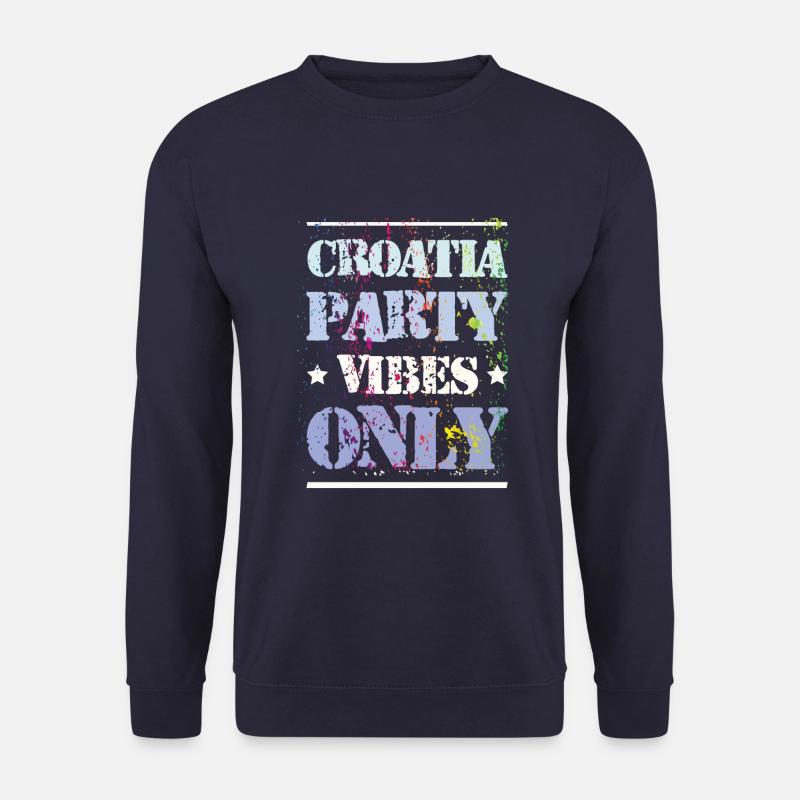 Croatia Party Vibes - Unisex Pullover - Navy