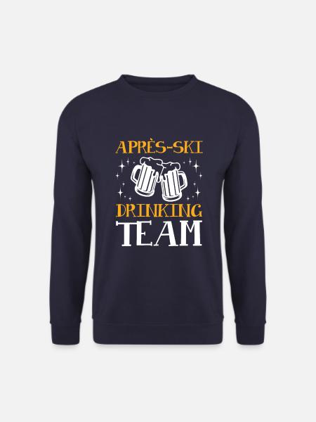 Après-Ski Drinking Team - Unisex Sweatshirt - navy