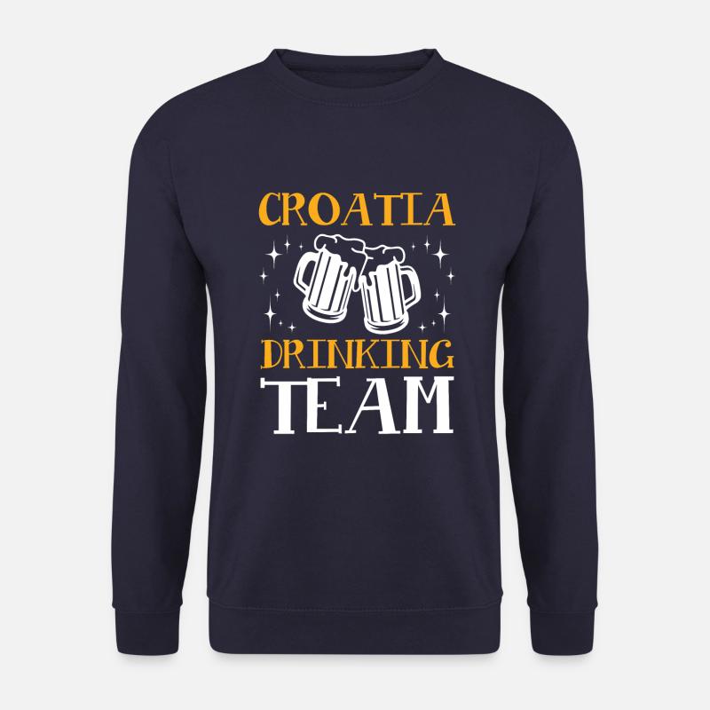 Croatia Drinking Team - Unisex Sweatshirt - navy