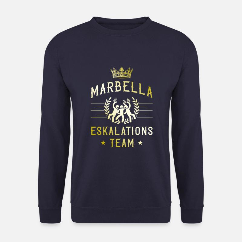 Marbella Eskalation - Unisex Pullover - Navy
