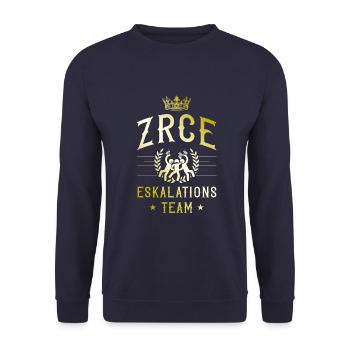 Zrce escalation - Unisex Sweatshirt - navy - Front - Alina (178cm) & Michal (187cm)