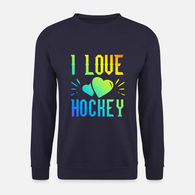 Ich liebe Hockey - Unisex Pullover - Navy