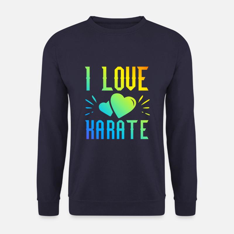 I love karate - Unisex Sweatshirt - navy