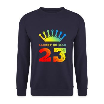 Lloret De Mar 23 Jersey 2023 - Unisex Sweatshirt - navy - Front - Alina (178cm) & Michal (187cm)