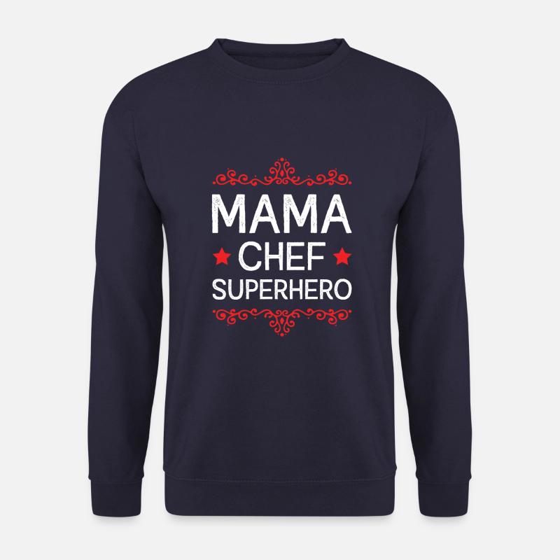 Mama Chef Superheld Mutter - Unisex Pullover - Navy