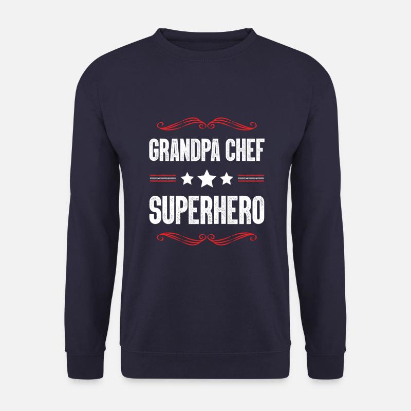 Opa Chef Superheld - Unisex Pullover - Navy