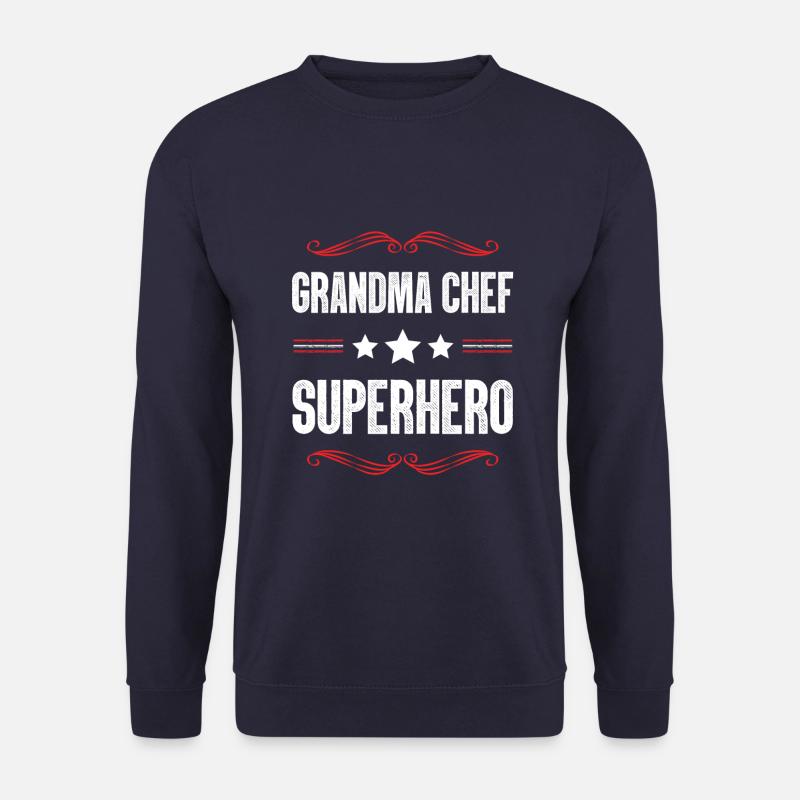 Oma Chef Superheld - Unisex Pullover - Navy