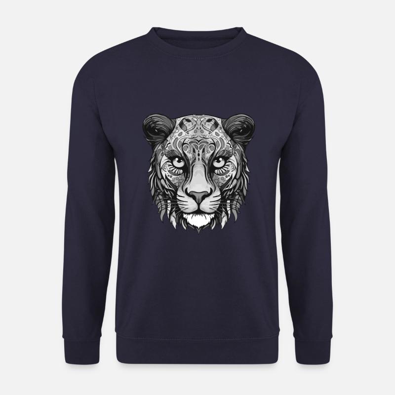Cheetah Portrait - Unisex Sweatshirt - navy