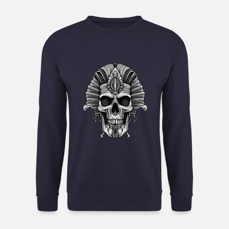 Pharaoh Skull - Unisex Sweatshirt - navy