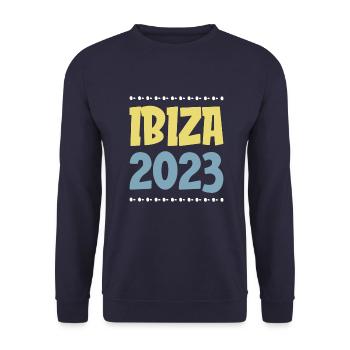 Ibiza 2023 - Unisex Pullover - Navy - Vorne - Alina (178cm) & Michal (187cm)
