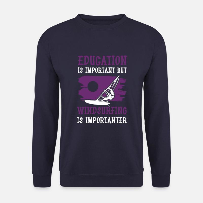 bildung windsurfen - Unisex Pullover - Navy