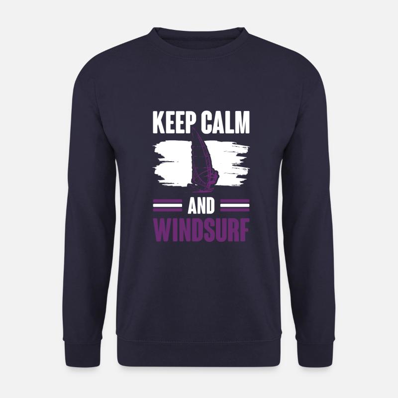 Keep Calm Windsurfing - Unisex Sweatshirt - navy