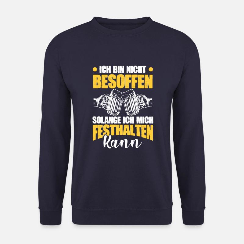 bier trinken - Unisex Pullover - Navy