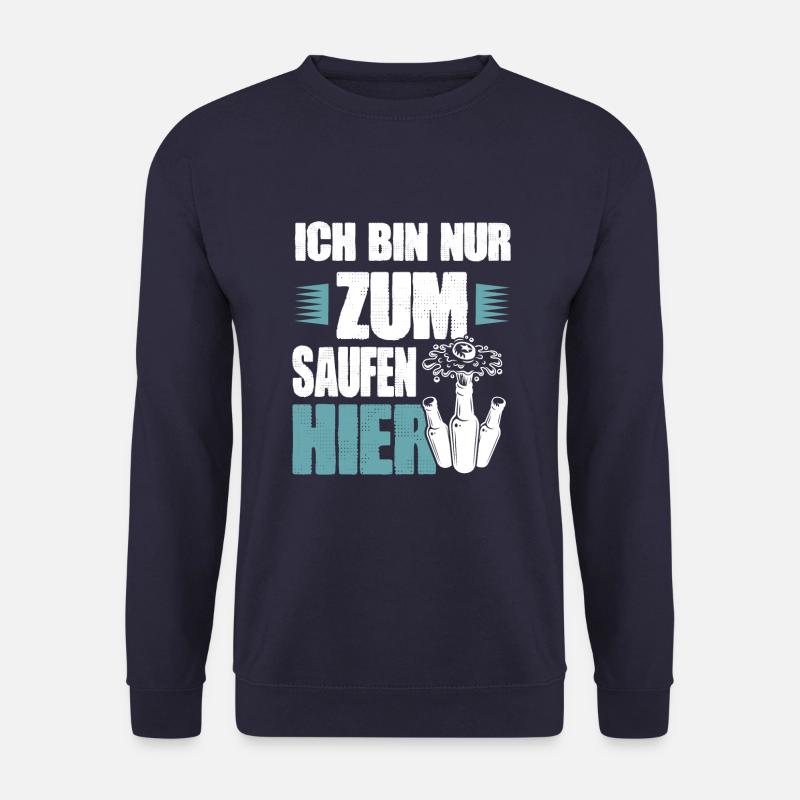 bier saufen - Unisex Pullover - Navy