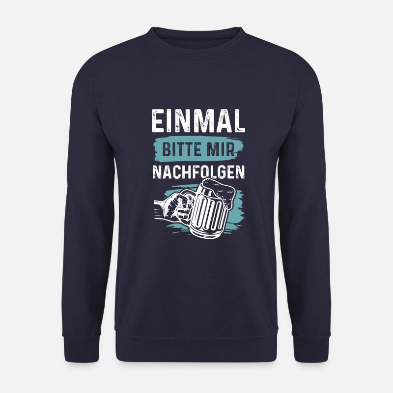 bier alkohol - Unisex Pullover - Navy