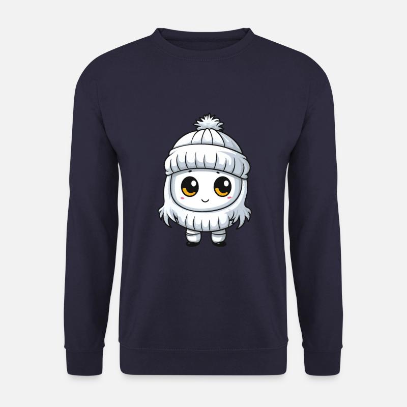 Winter Eskimo Comic Niedlich - Unisex Pullover - Navy