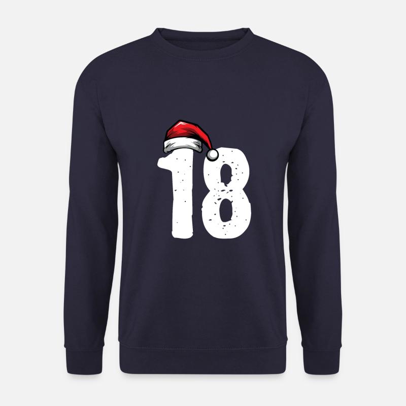 18 Zahl Weihnachten - Unisex Pullover - Navy