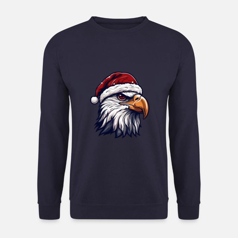 Tête d’aigle Noël Noë - Sweat-shirt Unisexe - marine