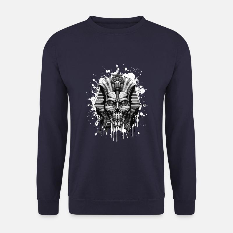 Pharao Totenkopf Skelett - Unisex Pullover - Navy