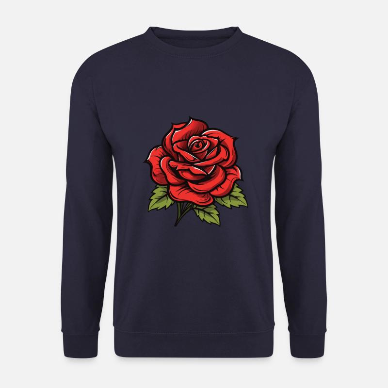 Rose Symbol Liebe - Unisex Pullover - Navy