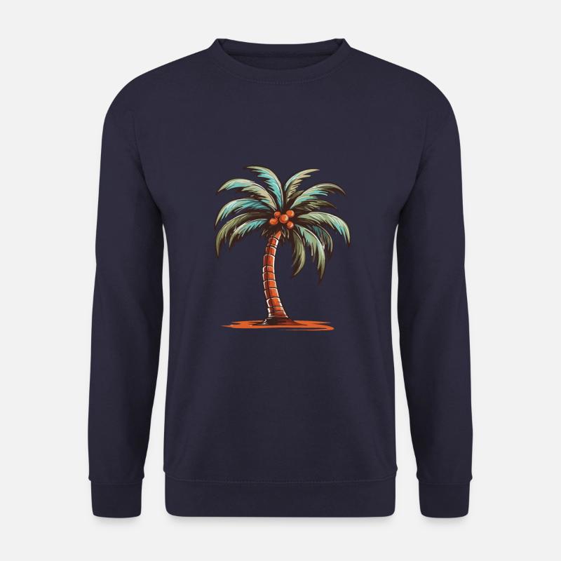 Palme Urlaub Symbol - Unisex Pullover - Navy