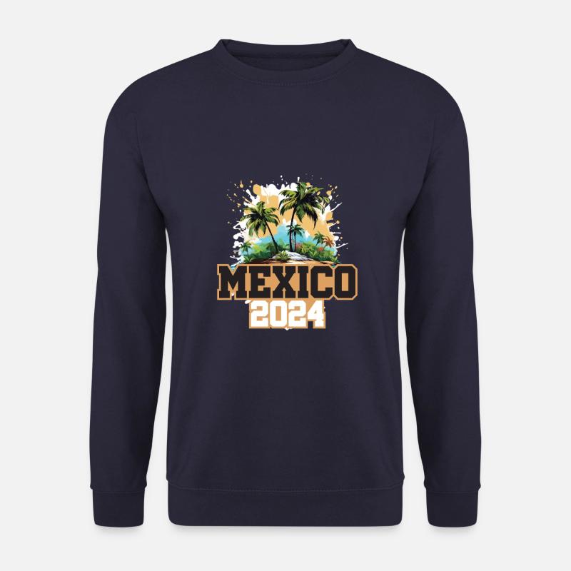 Mexiko 2024 Reisen Urlaub - Unisex Pullover - Navy