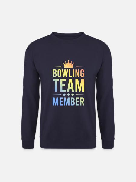 Bowling Team Bunt - Unisex Pullover - Navy