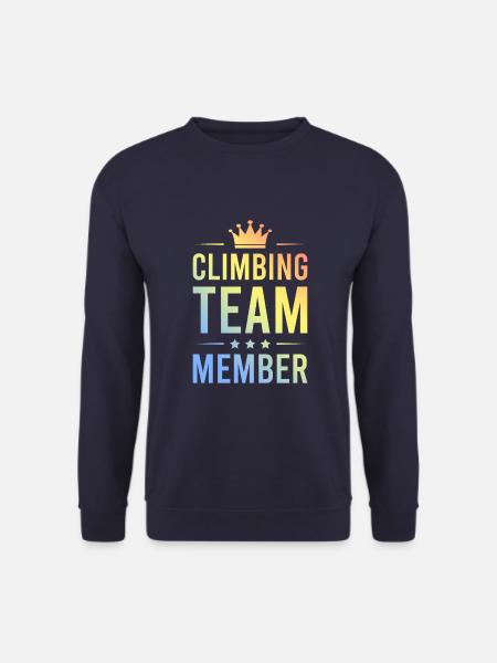 Climbing Team Bunt - Unisex Pullover - Navy