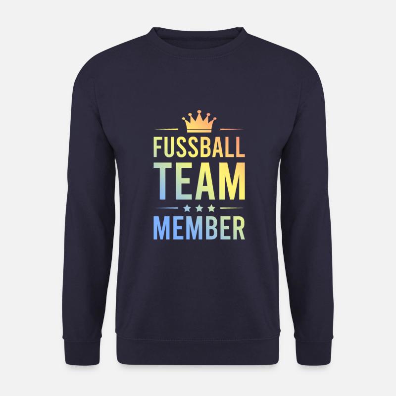 Fussball Team Bunt - Unisex Pullover - Navy