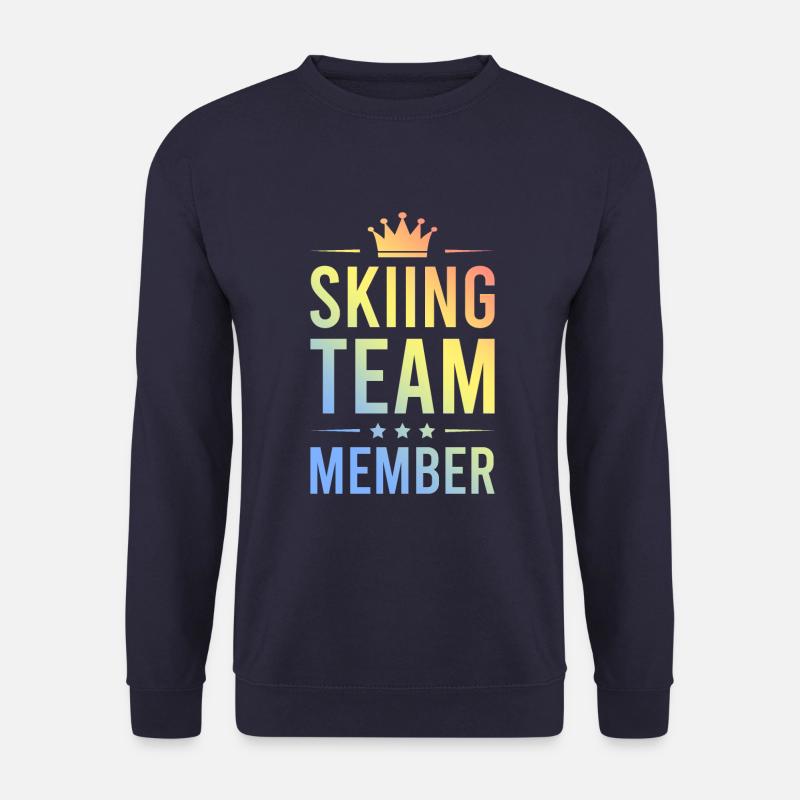 Skiing Team Bunt - Unisex Sweatshirt - navy