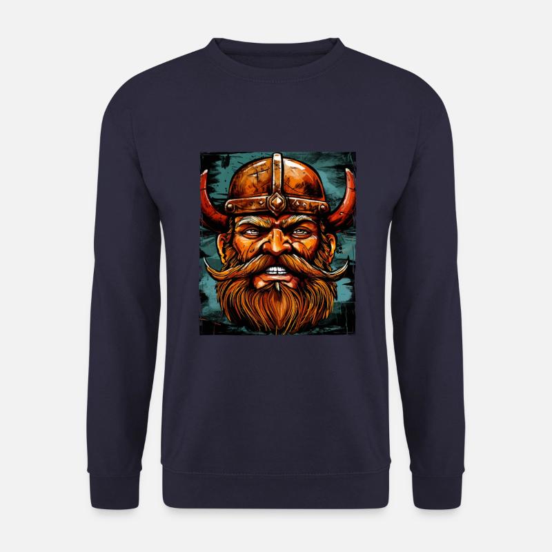 Wikinger Krieger Valhalla Odin - Unisex Pullover - Navy