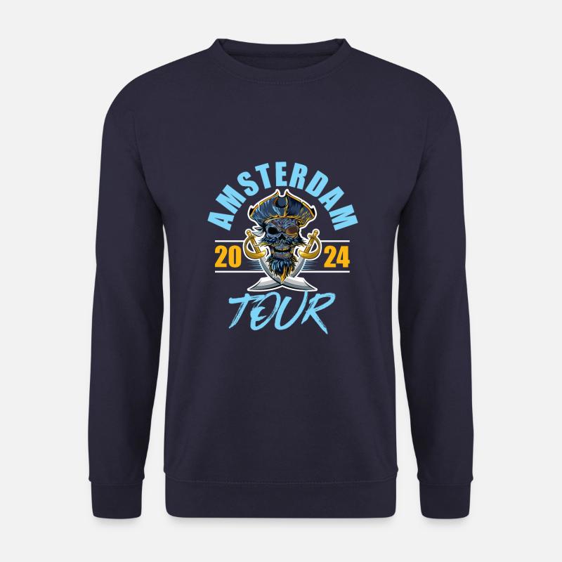 Amsterdam 2024 Skelett - Unisex Pullover - Navy