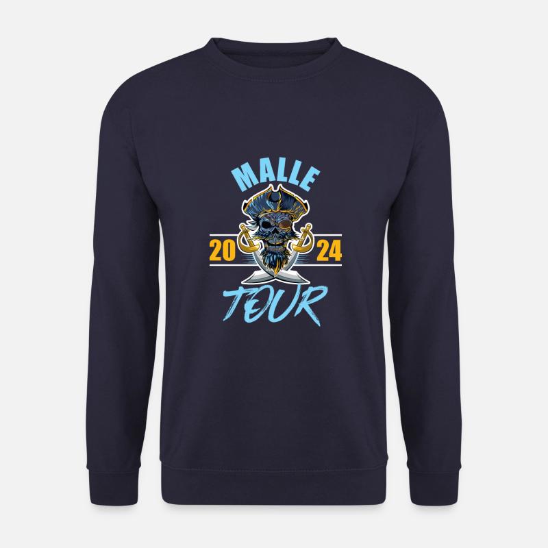 Malle 2024 Skeleton - Unisex Sweatshirt - navy