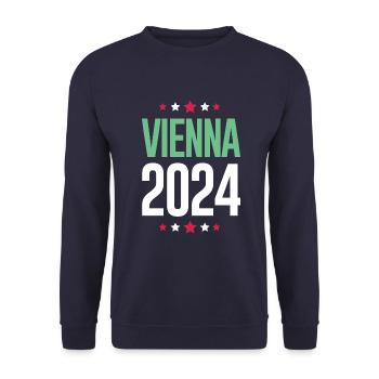 Vienna 2024 Vienna Holidays - Unisex Sweatshirt - navy - Front - Alina (178cm) & Michal (187cm)