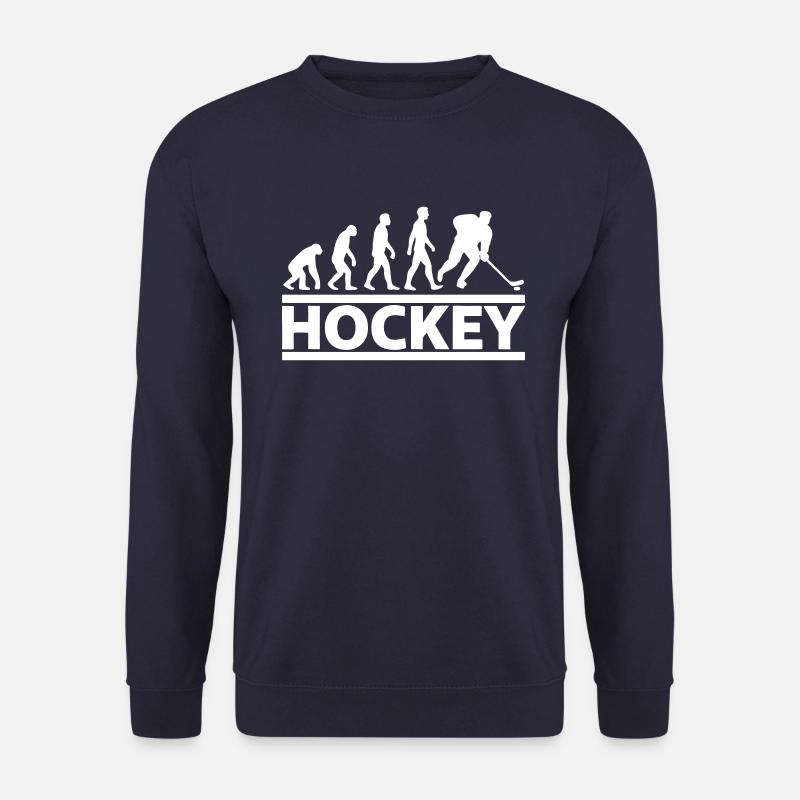Evolution Hockey Player Cooles Geschenk - Unisex Pullover - Navy