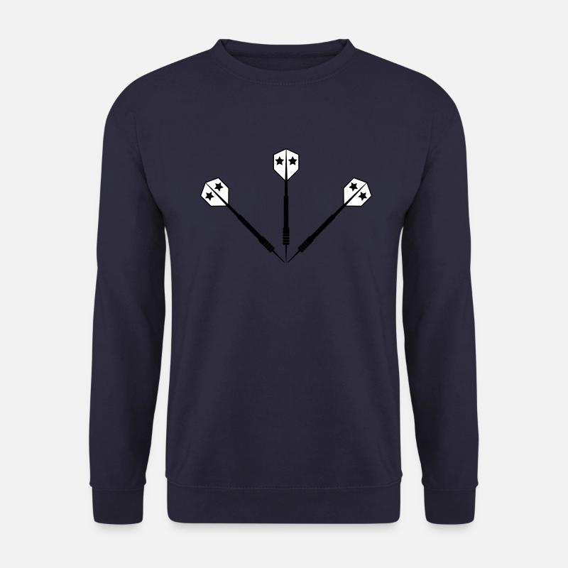 Darts Dartpfeil Dartpfeile 2c - Unisex Sweatshirt - navy