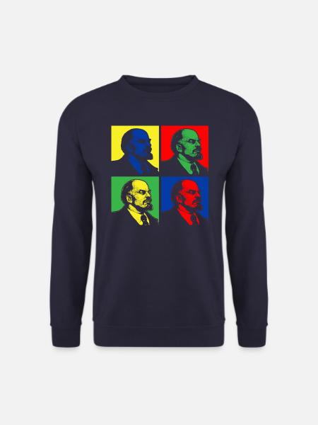 Pop Art Lenin - Unisex Sweatshirt - navy