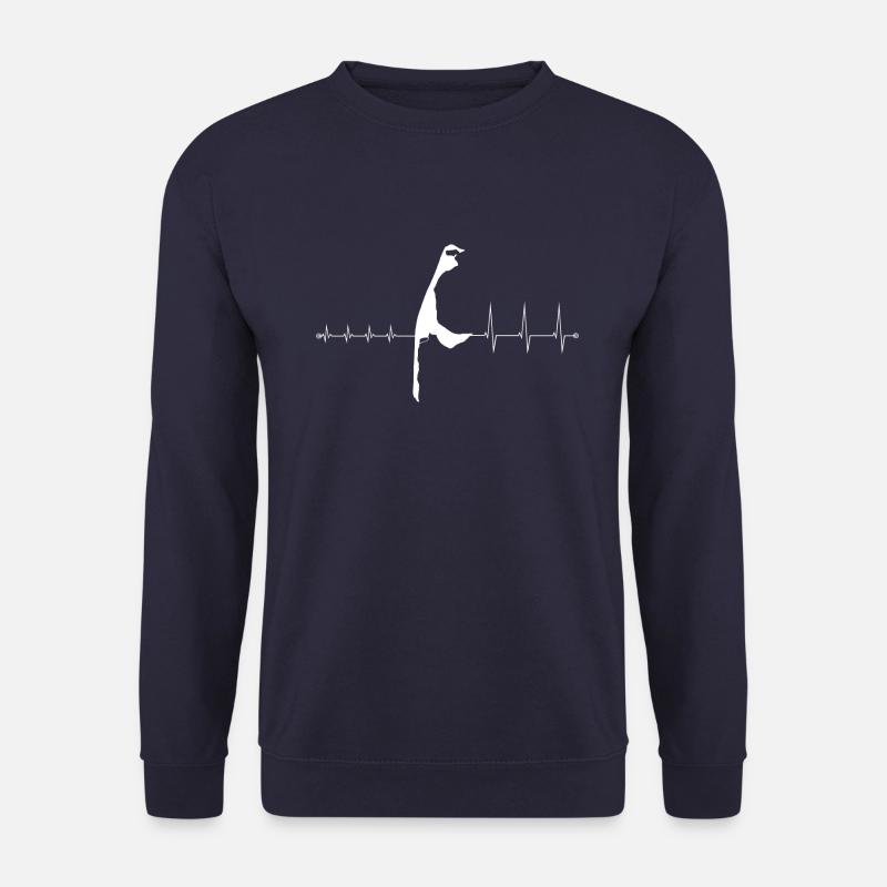 T-Shirt Sylt - Herzschlag Sylt - Unisex Pullover - Navy