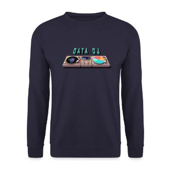 Dada DJ - Unisex Pullover - Navy - Vorne - Alina (178cm) & Michal (187cm)