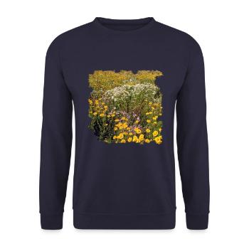 Biodiversité chez les plantes et les fleurs - Sweat-shirt Unisexe - marine - Devant - Alina (178cm) & Michal (187cm)