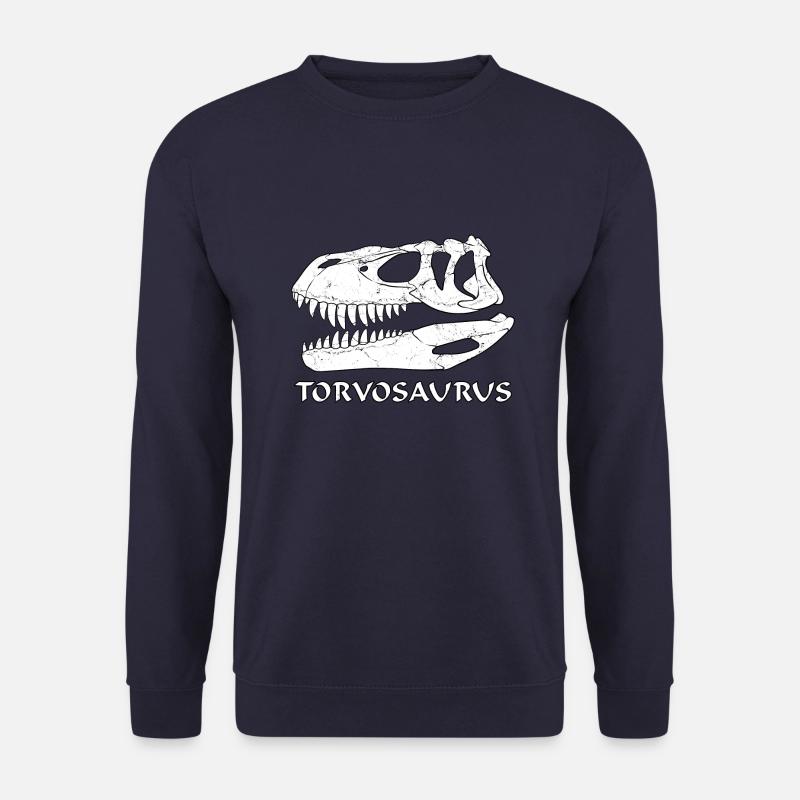 Torvosaurus Fossil Schädel - Unisex Pullover - Navy