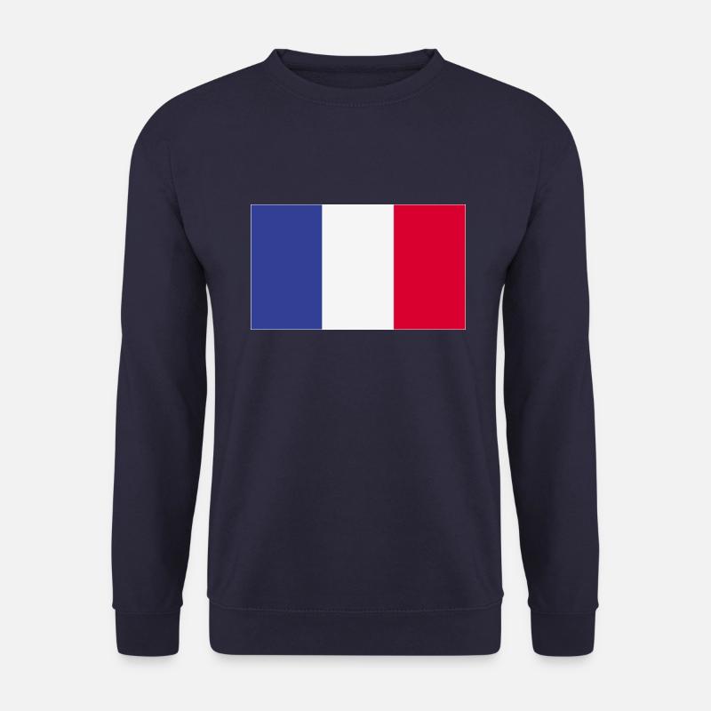 Frankreich Flagge - Unisex Pullover - Navy