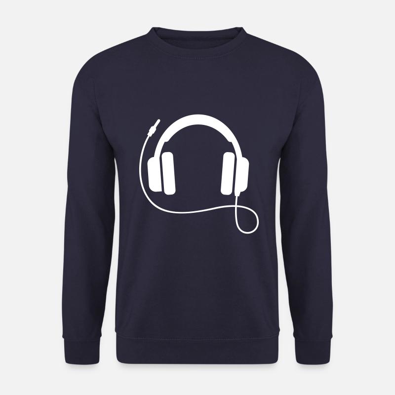 Kopfhörer Symbol - Unisex Pullover - Navy