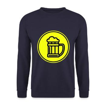 Beer Icon Icon - Unisex Sweatshirt - navy - Front - Alina (178cm) & Michal (187cm)